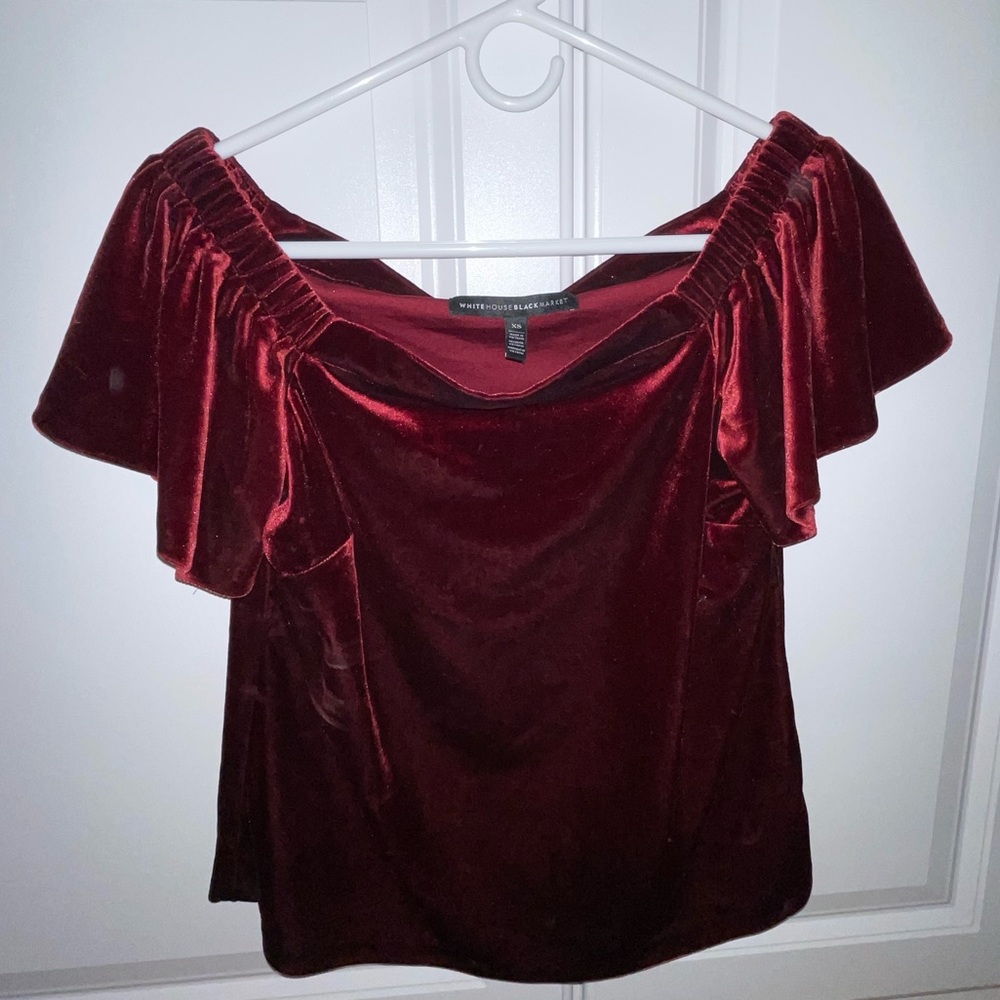 Velvet White House black market top
